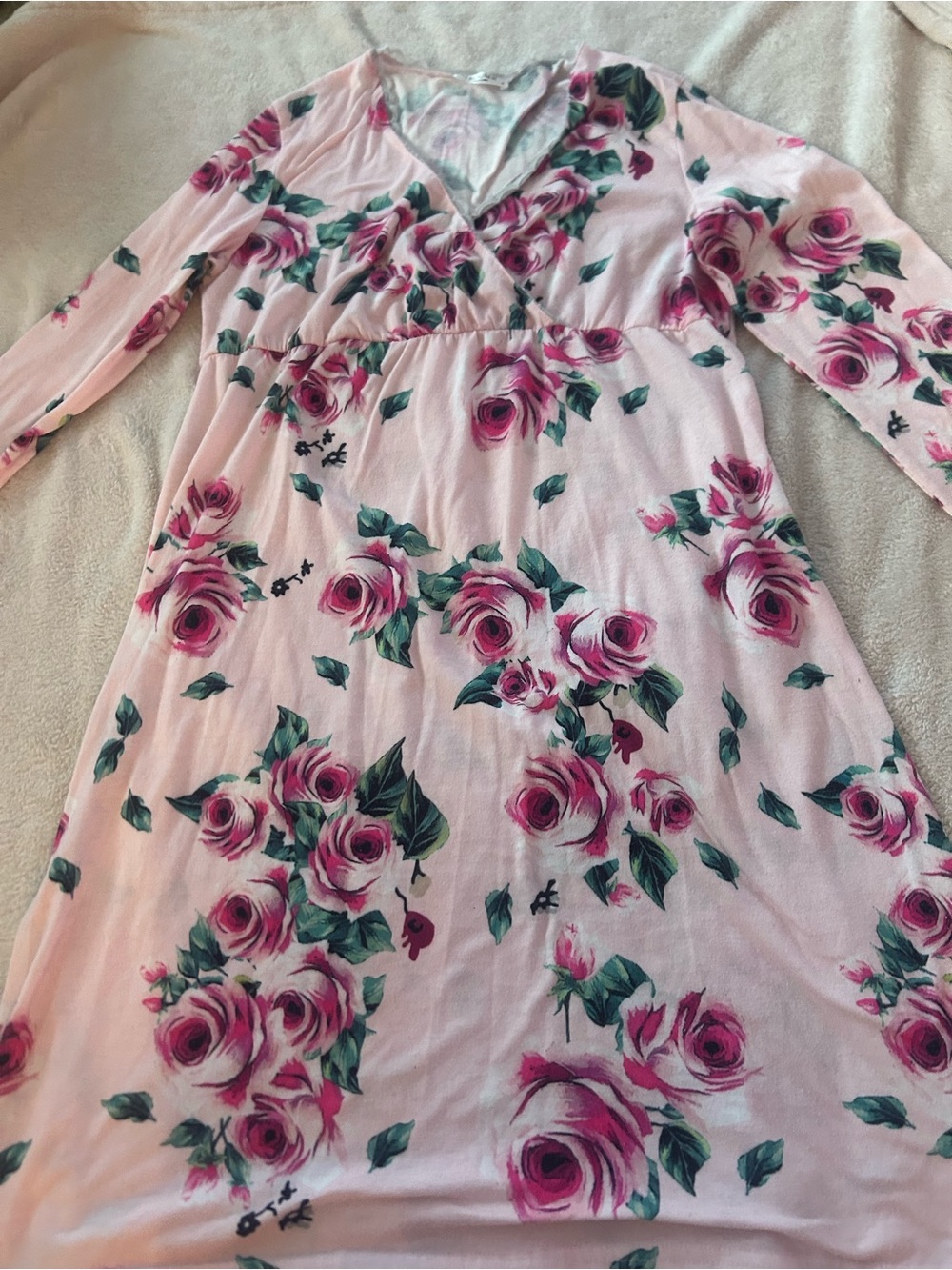 Maternity dress floral print